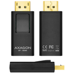 AXAGON DisplayPort HDMI transformator Crno 5cm RVD-HI