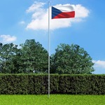 vidaXL Češka zastava 90 x 150 cm