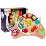 Interactive Baby Panel Toy Music Animal Pink