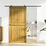 vidaXL Vrata za štalu CORONA 100x210 cm puno drvo bor