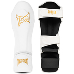 Tapout Artificial leather shin guards (1 pair) bijela