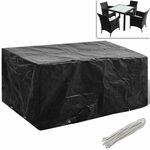vidaXL Navlaka za vrtni namještaj s 8 ušica 180 x 140 x 90 cm