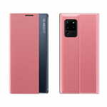 MG Sleep Case preklopna maska za Samsung Galaxy A72, ružičasta