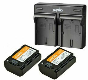 Jupio KIT 2x Battery NP-FZ100 2040mAh + USB Dual Charger komplet punjač i dvije baterije za Sony a9