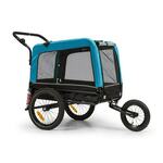 KLARFIT KLARFIT Husky Vario, 2-u-1, prikolica za psa, kolica za psa, cca 240L, 600D, Oxfort, plava boja