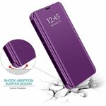 Clear View Standing Cover za Samsung Galaxy A51/A31 Ljubičasti