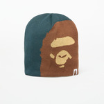 A BATHING APE Ape Head Knit Cap Green Universal