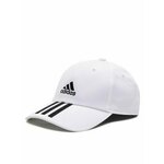 Šilterica adidas Baseball 3-Stripes Twill Cap FQ5411 White/Black/Black