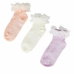 Čarape JENNY 7KB-004-SS25 (3-pack) Ružičasta
