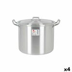 Lonac s Poklopcem Aluminij 33 x 28 x 24 cm (4 kom.)