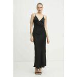 Haljina Bardot boja: crna, maxi, ravna, 57516DB7