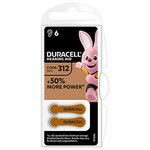 Cink-zrak baterija, za slušalice, Duracell, blister, pakiranje od 6 komada, 42433
