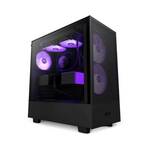 NZXT H5 Flow RGB kućište, bijelo/crno, midi, bez napajanja, ATX, mATX, mini ITX