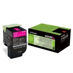 LEXMARK 80C2HM0, originalan toner , purpurni, 3000 stranica