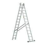 Ljestve dvodijelne aluminijske profesionalne - 2x10