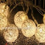 LED svietleće kugle,4cm,10L bijele
