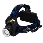 Baterijska svjetiljka naglavna punjiva, 6W Cree XM-L + 2x3,7V baterija, Cattara