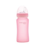 Everyday Baby staklena boca sa slamkom, 240ml Healthy+ - Roza