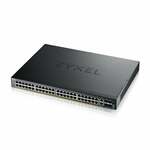 XGS2220-54HP, L3 Access Switch, 600W PoE, 40xPoE+/10xPoE++, 48x1G RJ45 2x10mG RJ45, 4x10G SFP+ Uplink, incl. 1 yr NebulaFlex Pro