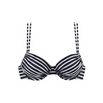 VENICE BEACH Bikini gornji dio crna / bijela 5795647