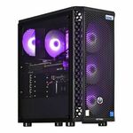 Računalo ACTINA Midi Tower (Intel Core i5-12400F, 16GB RAM, 1TB SSD, NVIDIA GeForce RTX 4060 Ti, no OS) crno