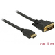Delock 85652 HDMI - DVI 24+1 kabel 1 m