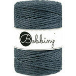Bobbiny Macrame Cord 5 mm Charcoal
