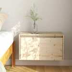vidaXL Zidni ormarić 60 x 30 x 35 cm od masivne borovine