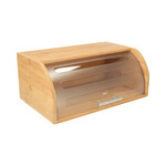 Banquet Kutija za kruh bambus BRILLANTE 40,5 x 27 x 17 cm s plastičnim poklopcem
