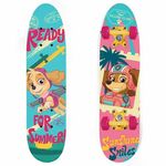Dječji drveni skateboard Paw patrol plavo-roza