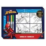Spiderman bojanka na platnu s 4 flomastera