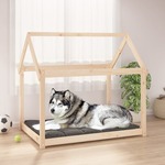 vidaXL Krevet za pse 111x80x100 cm od masivne borovine