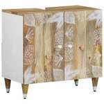 Kupaonski ormarić za Lavabo - Umivaonik 62x33x58 cm masivno drvo manga