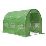 Tunel od folije za uzgoj biljaka 2x3,5m Garden Point zeleni