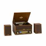 Auna Auna Belle Epoque 1910, retro stereo sistem, gramofon, CD player, zvučnici