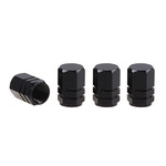 AMiO aluminijske kapice za ventile - crne 4 komAMiO Aluminium valve cap - black 4 pcs AE-POKLCRN-02237