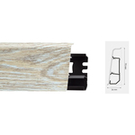 Lajsna za laminat ARBITON PVC Indo duljina 2,5m - visina 70mm - 138 pasadena oak