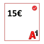 A1 e-bon 15€