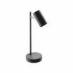 Crna stolna lampa s metalnim sjenilom (visina 35 cm) Veneto – GTV