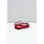 Corbby Red Waxed Thin Laces bijela
