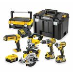 Dewalt DCK551P3T 5-dijelni set aku 18v 5.0ah baterije dewalt