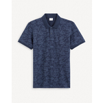 Celio Polo Pique Gevague T-Shirt - Mens plava