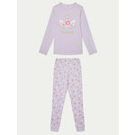 NAME IT Pidžama 13232973 Ljubičasta Regular Fit