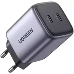 Strujni punjač Ugreen Nexode, 45W, PD 3.0, 2xUSB-C, crni