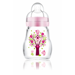 MAM staklena bočica 170 ml motiv za curu