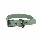Trixie ogrlica za pse CityStyle PVC L-XL 50-57 cm/20 mm sivozelena