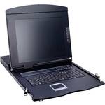 VRIJEDNOST 19 ''KVM konzola, 43 cm (17'') TFT (16: 9), VGA, USB, raspored tipkovnice F Value 26.99.0123 KVM konzola