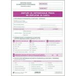 Obrazac E-430 zahtjev za dječji doplatak Fokus