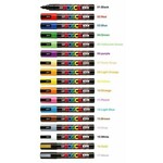 Marker Uni PC-5M POSCA, Neon žuta