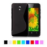 Lenovo A319 crna silikonska maska